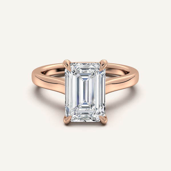 Maison Cathedral Engagement Ring | 14k Rose Gold