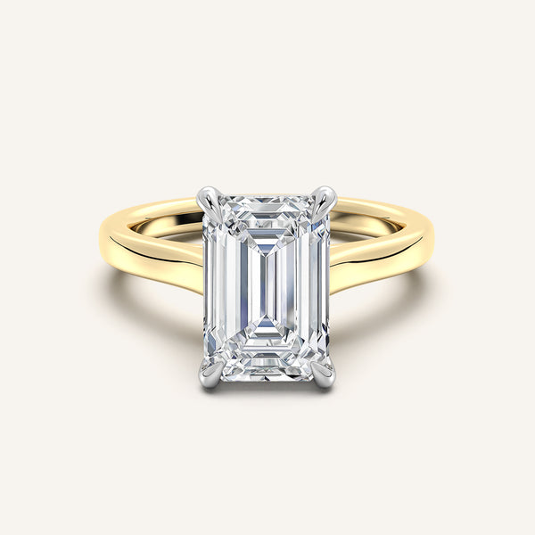 Maison Cathedral Engagement Ring | 18k Two Tone