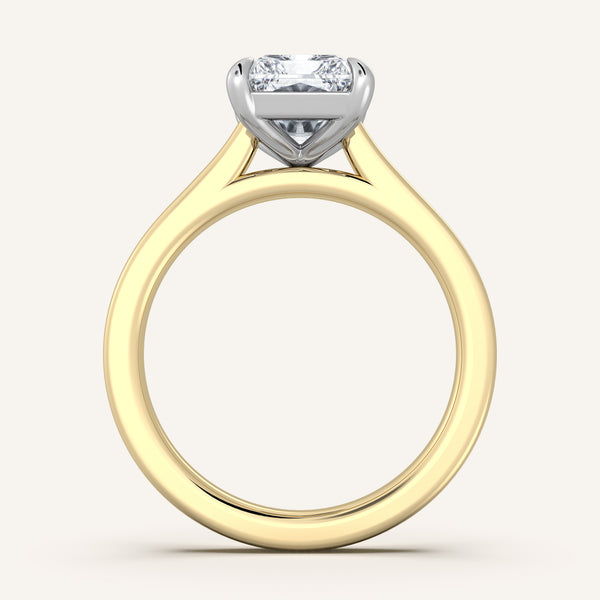 Maison Cathedral Engagement Ring | 14k Two Tone