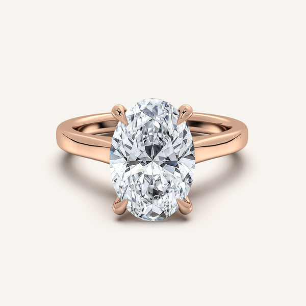 Maison Cathedral Engagement Ring | 18k Rose Gold