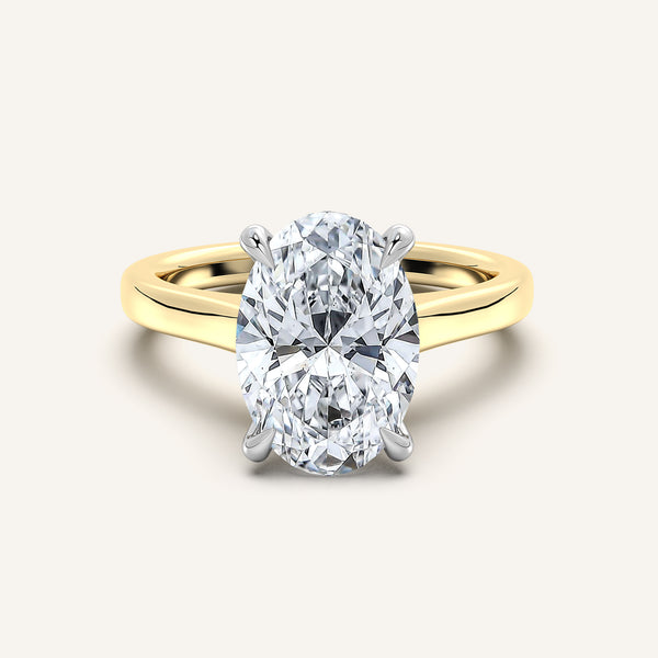 Maison Cathedral Engagement Ring | 14k Two Tone