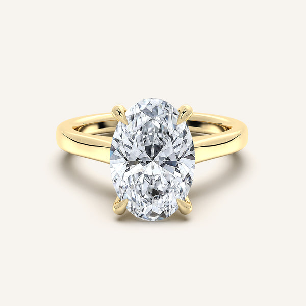 Maison Cathedral Engagement Ring | 14k Yellow Gold