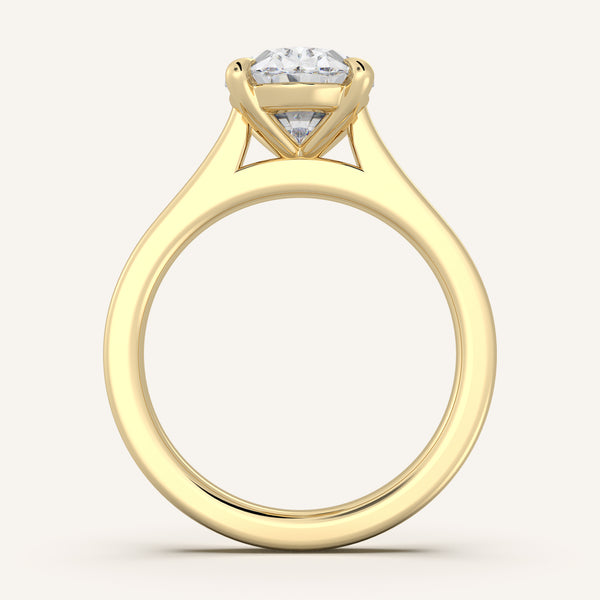 Maison Cathedral Engagement Ring | 14k Yellow Gold
