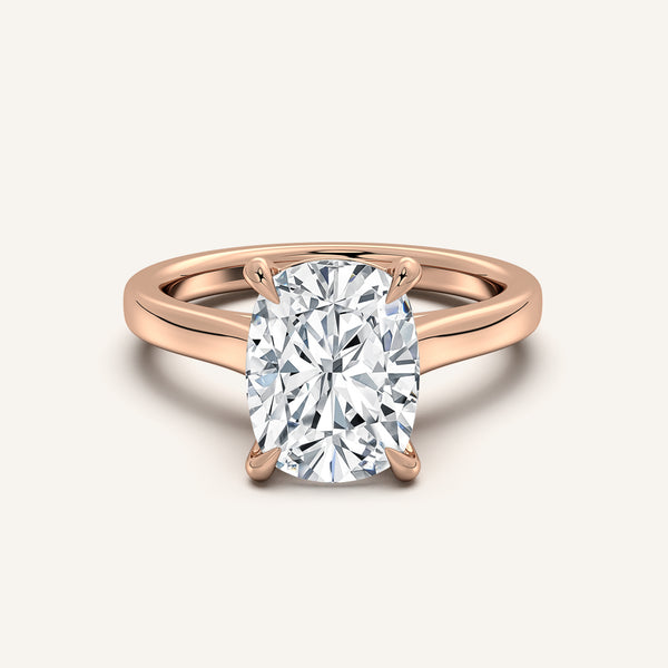 Maison Cathedral Engagement Ring | 14k Rose Gold