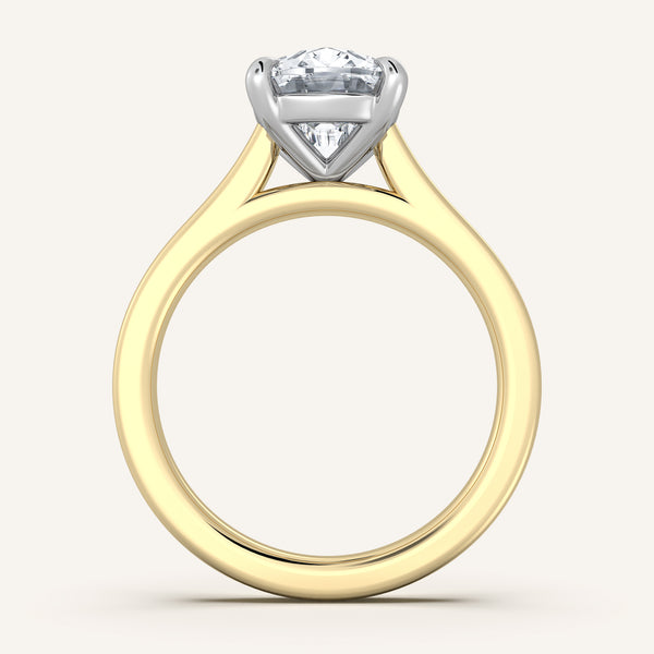 Maison Cathedral Engagement Ring | 14k Two Tone