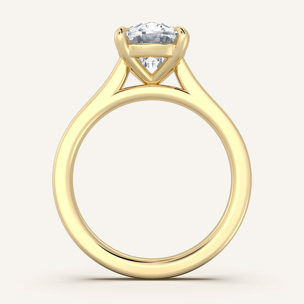 Maison Cathedral Engagement Ring | 14k Yellow Gold