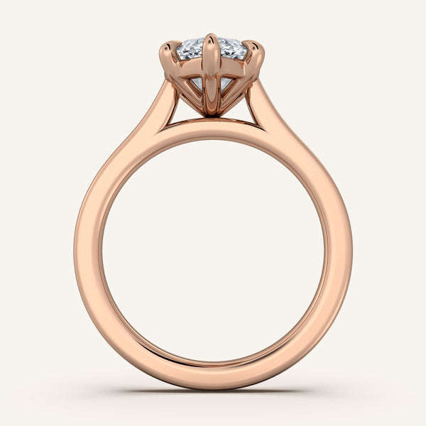 Maison Cathedral Engagement Ring | 18k Rose Gold