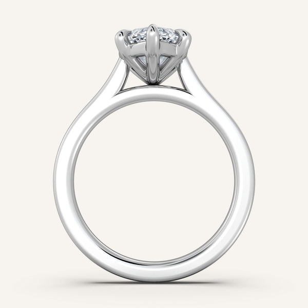 Maison Cathedral Engagement Ring | 14k White Gold