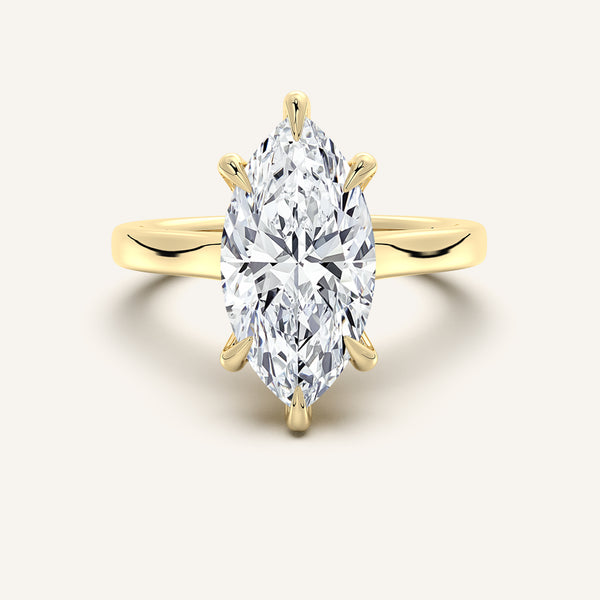 Maison Cathedral Engagement Ring | 18k Yellow Gold