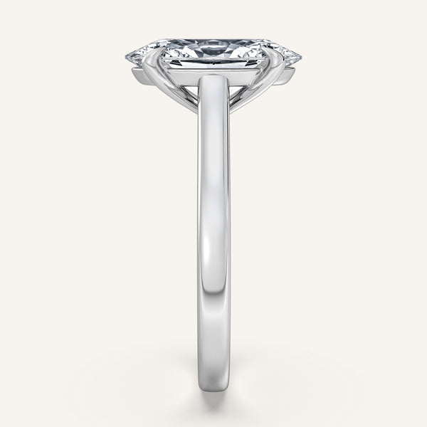 Moval Cathedral Engagement Ring | 14k White Gold