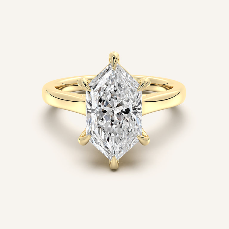 Image for Dutch Marquise Cathedral Engagement Ring | 18k Yellow Gold