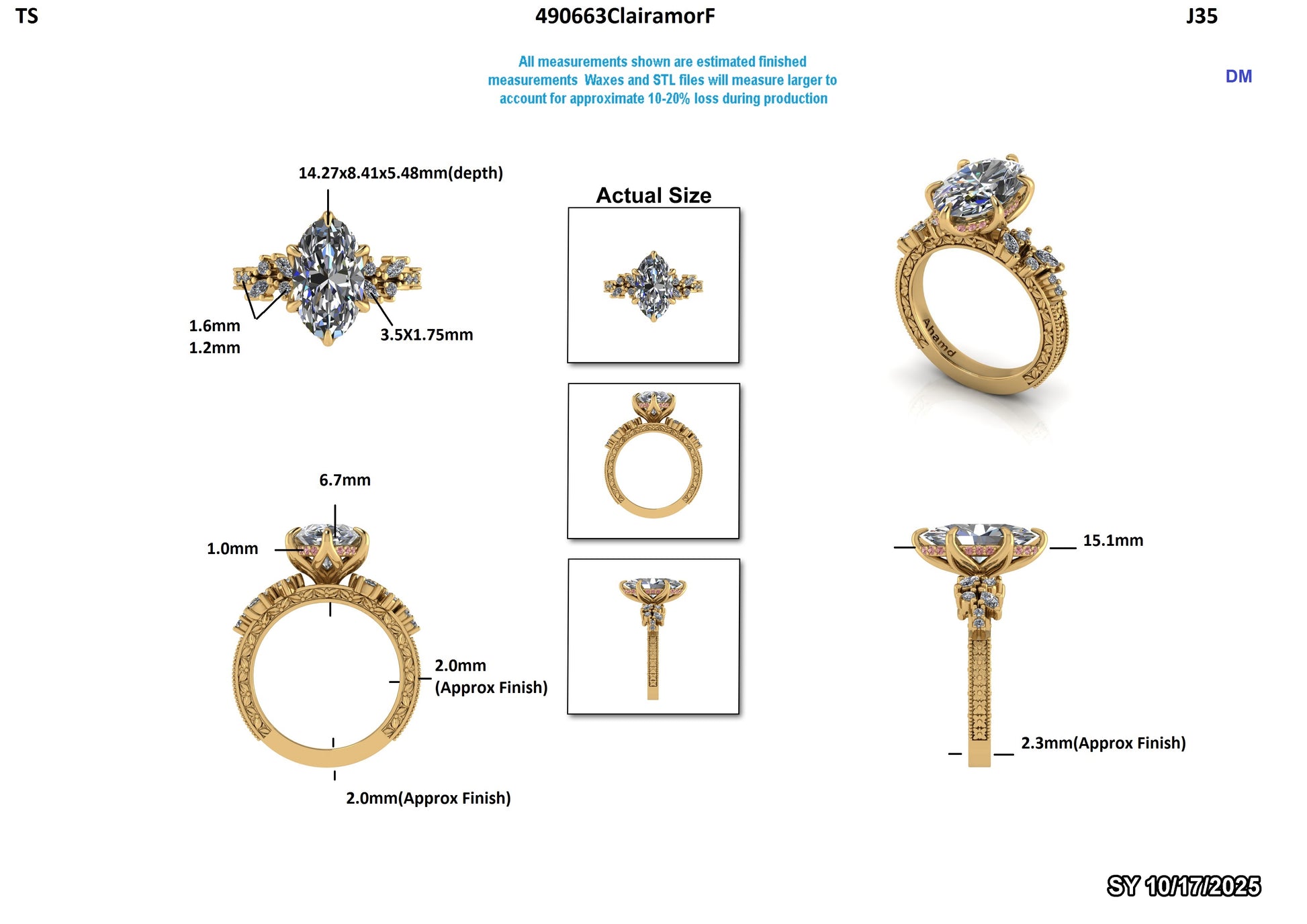 Ahmad Custom Engagement Ring