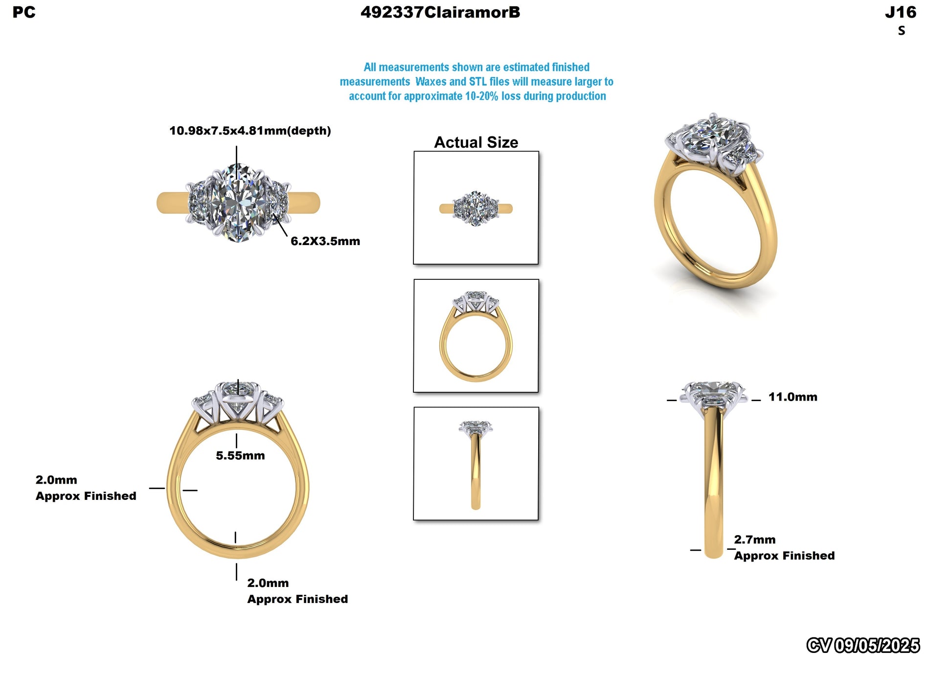 Elsa Galindo Custom Ring