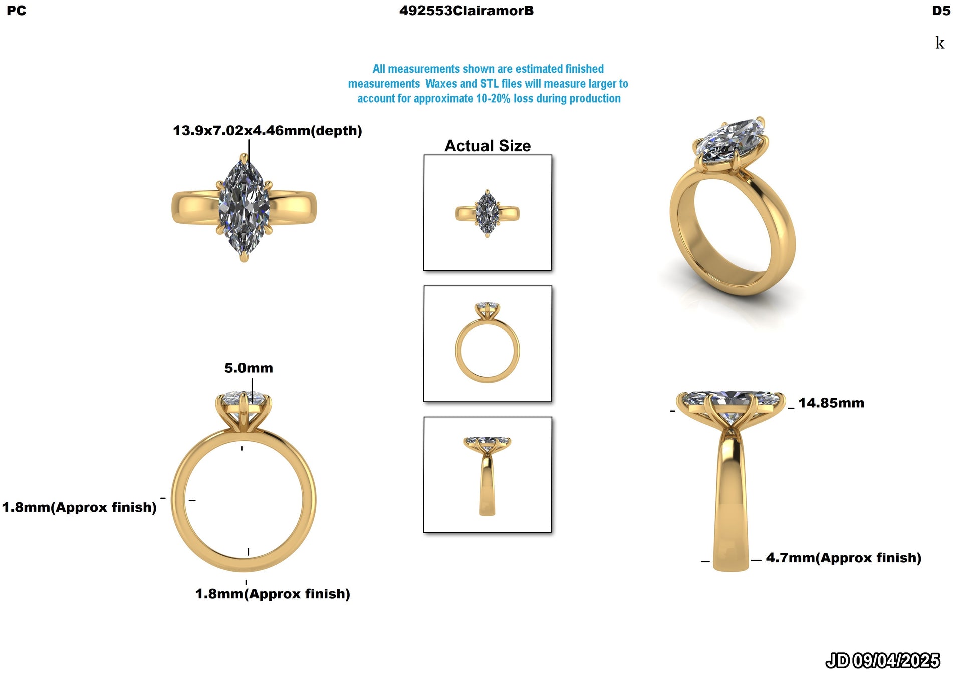 Zahra H. Custom Engagement Ring