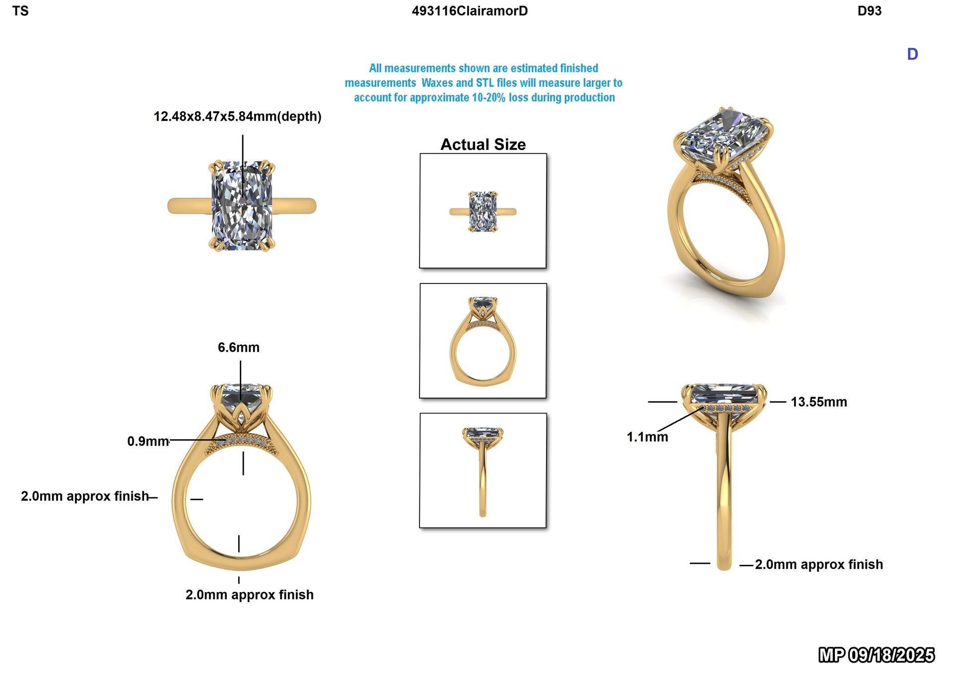 Shaun P. Custom Engagement Ring