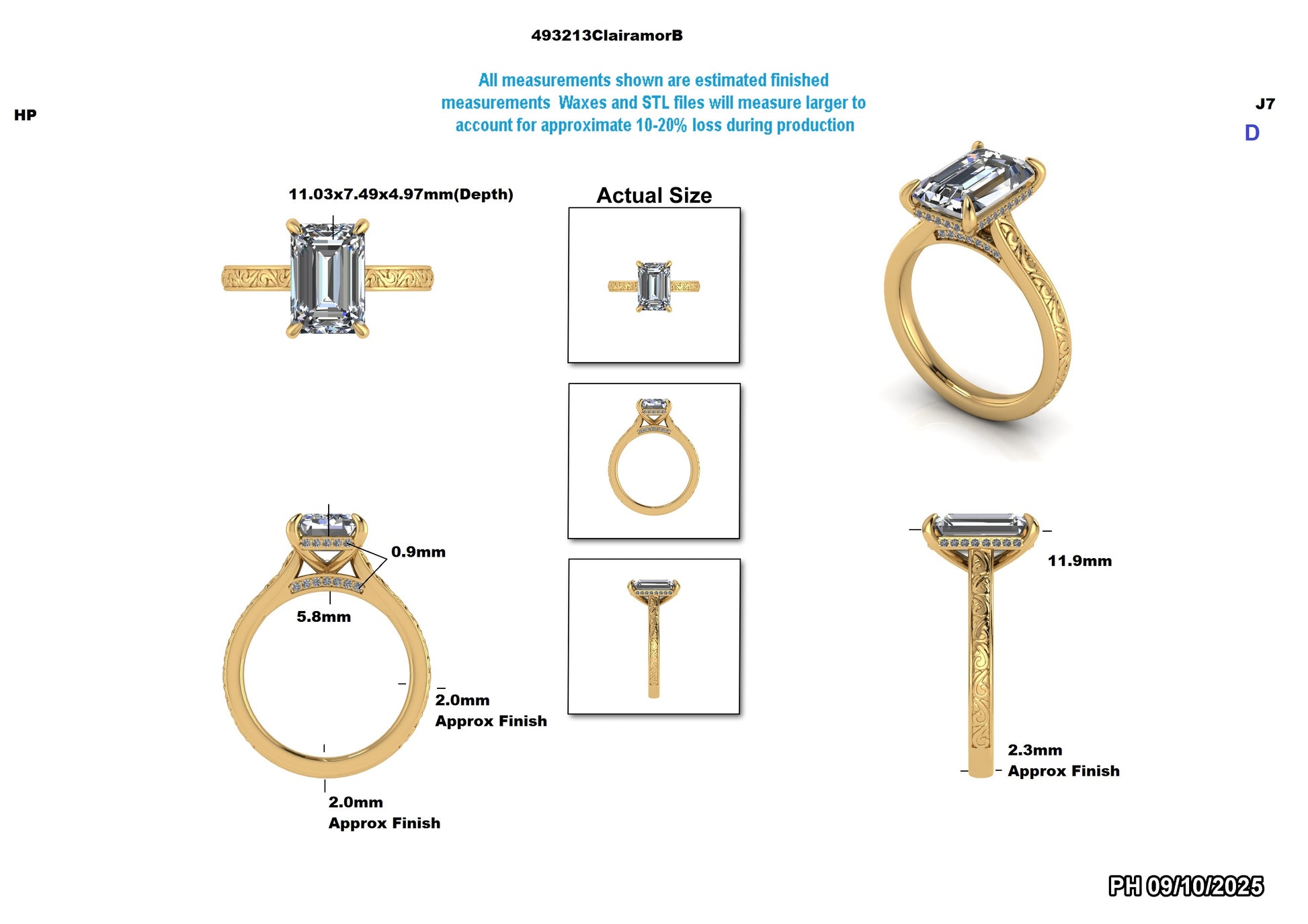 Gerardo C Custom Engagement Ring