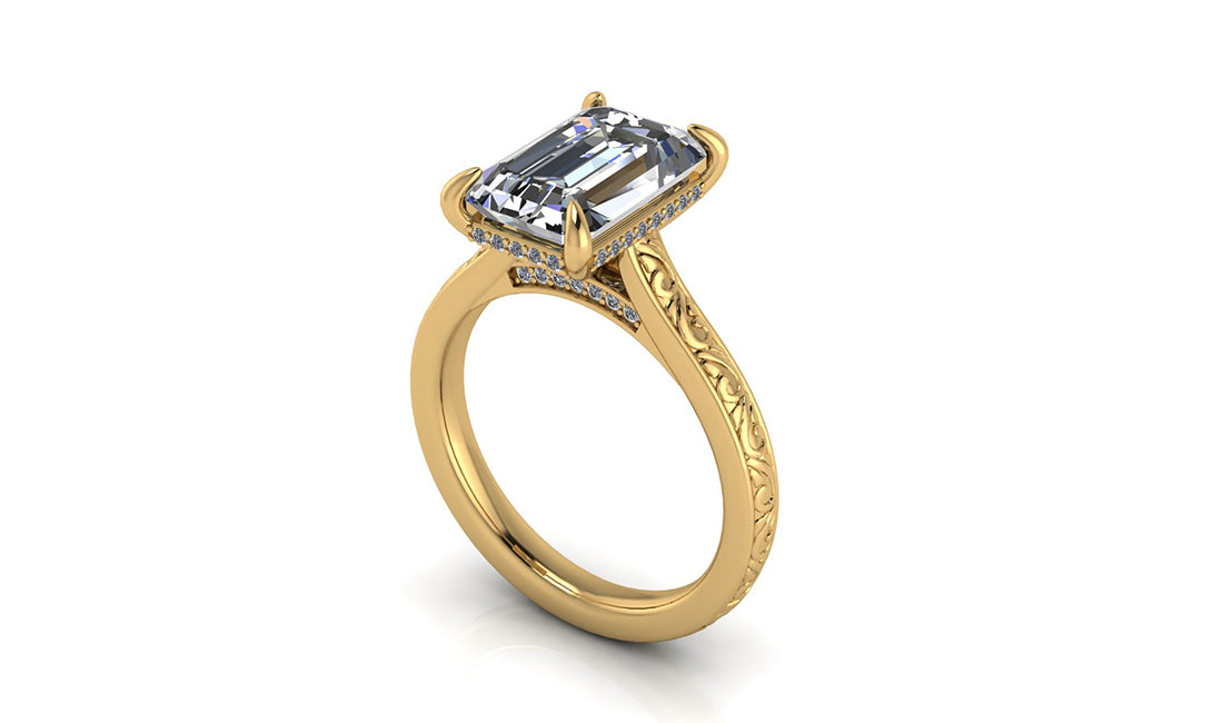 Lamar R Custom Engagement Ring Design