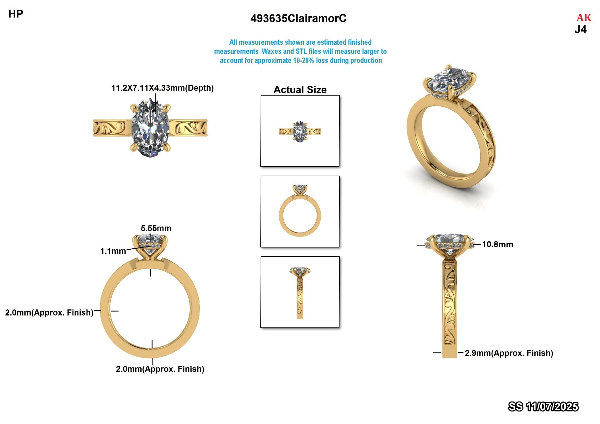 Kieu Minh Nguyen Custom Engagement Ring