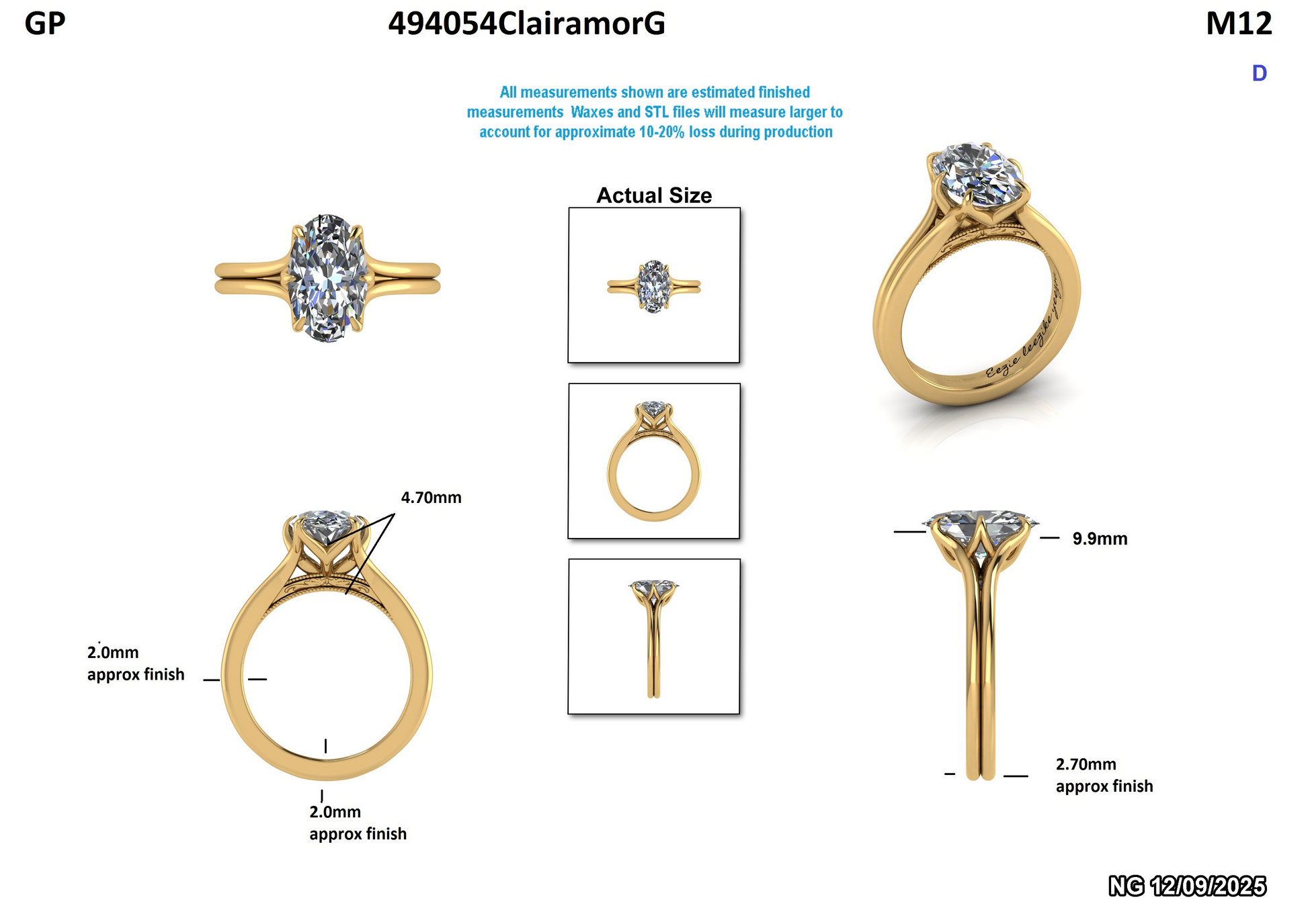 Kaitlyn C. Custom Engagement Ring