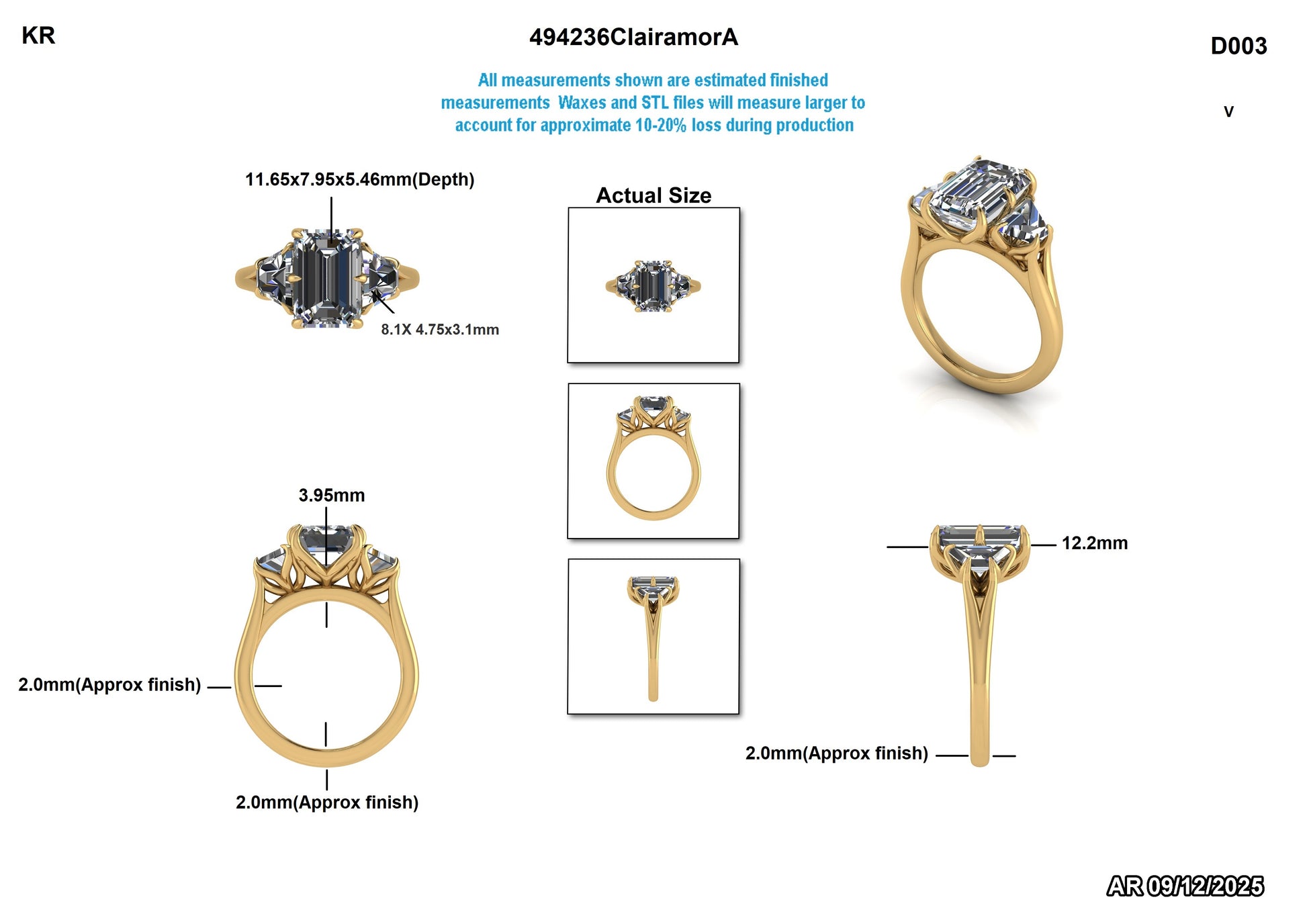Rush A. Custom Engagement Ring