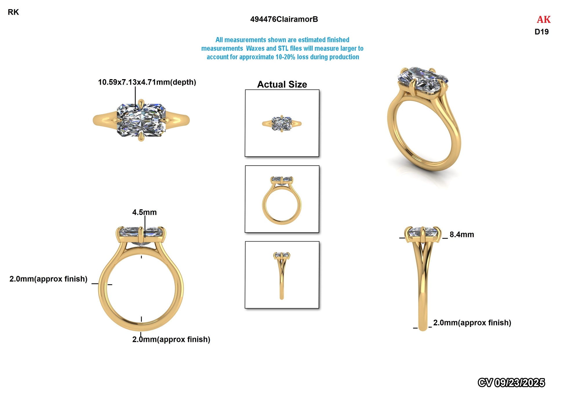 Emma - Ross B. Custom Engagement Ring Design