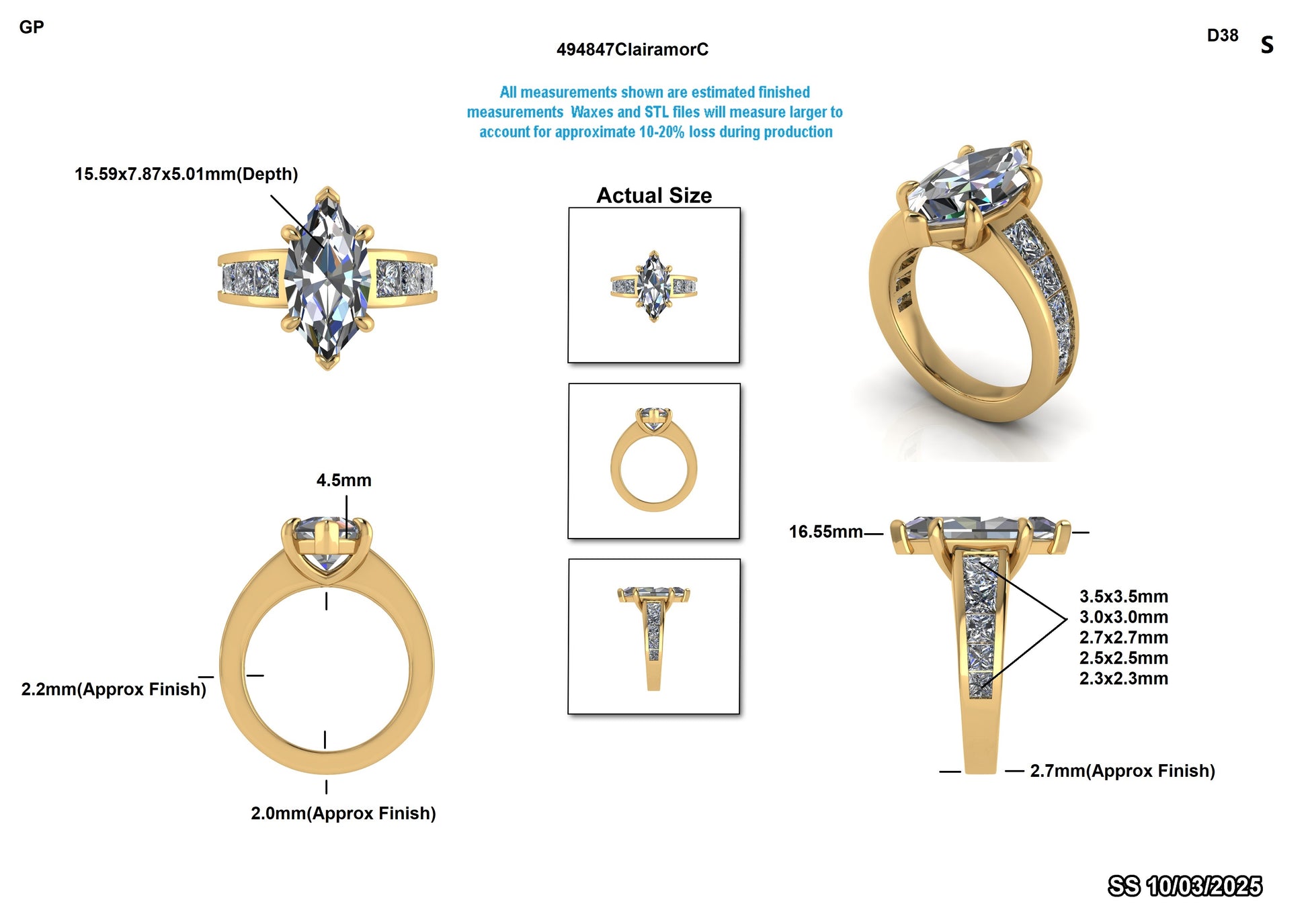 Gary T Custom Engagement Ring Design