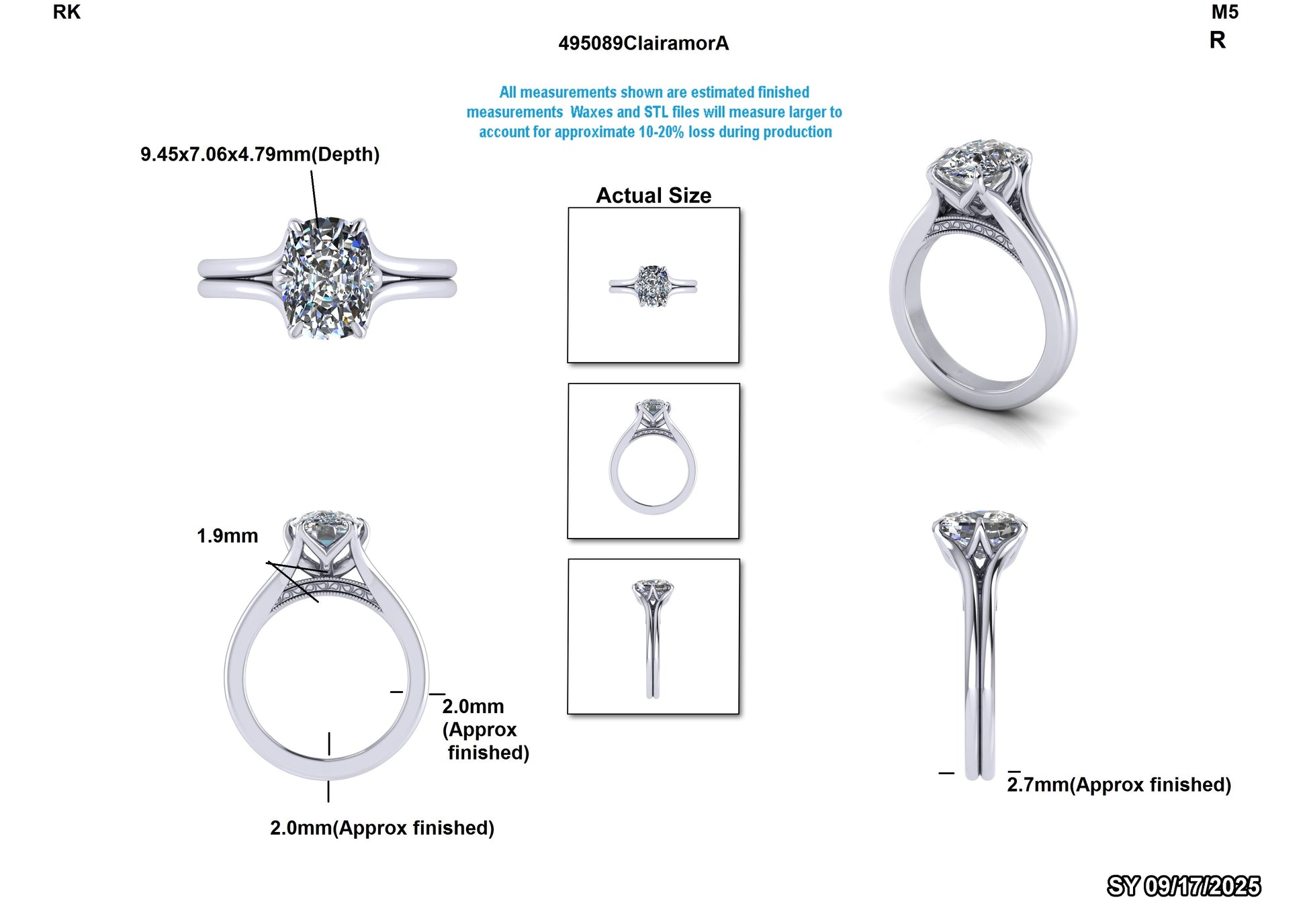 Jimmy F. Custom Engagement Ring