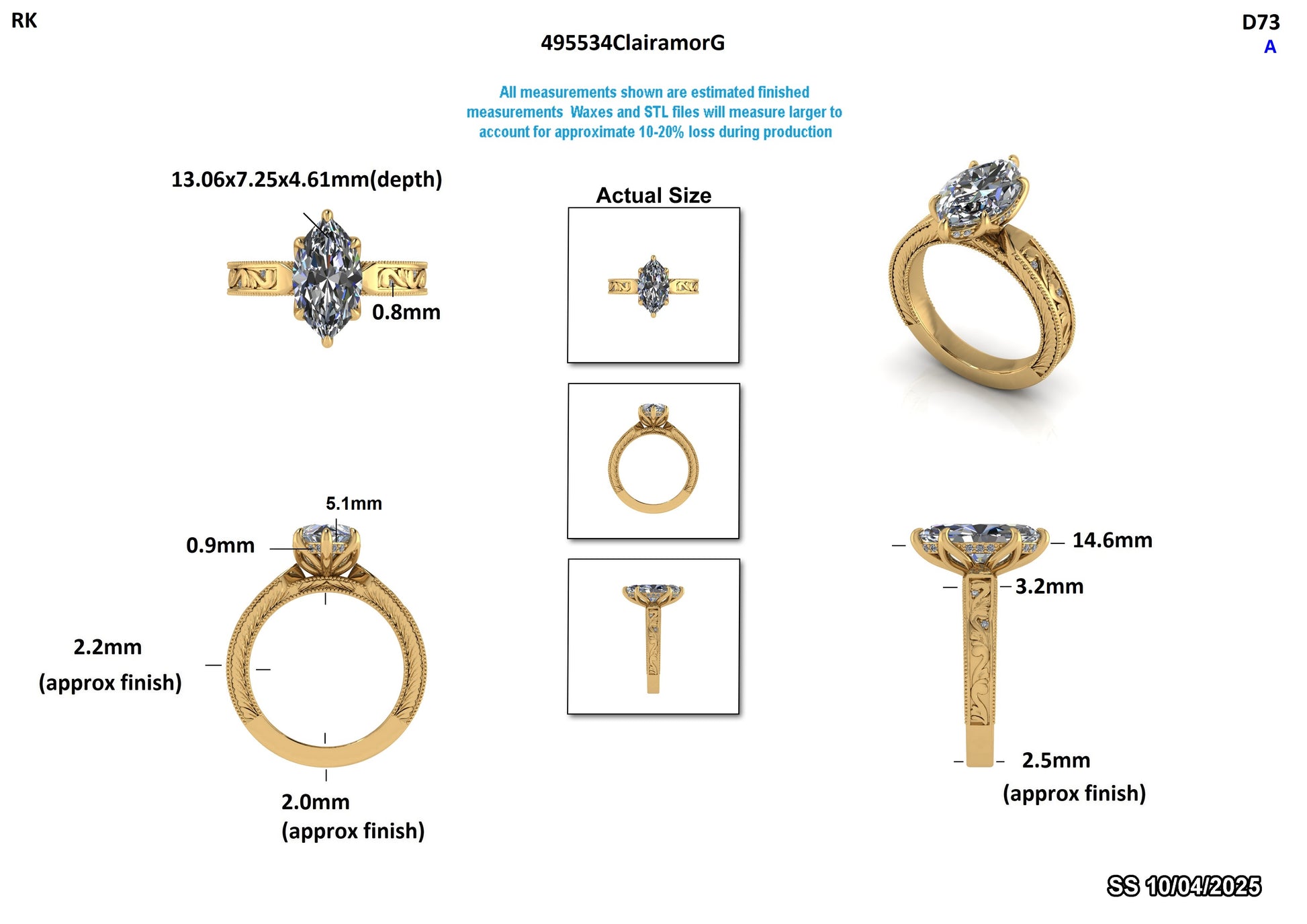 Caleb W. Custom Engagement Ring