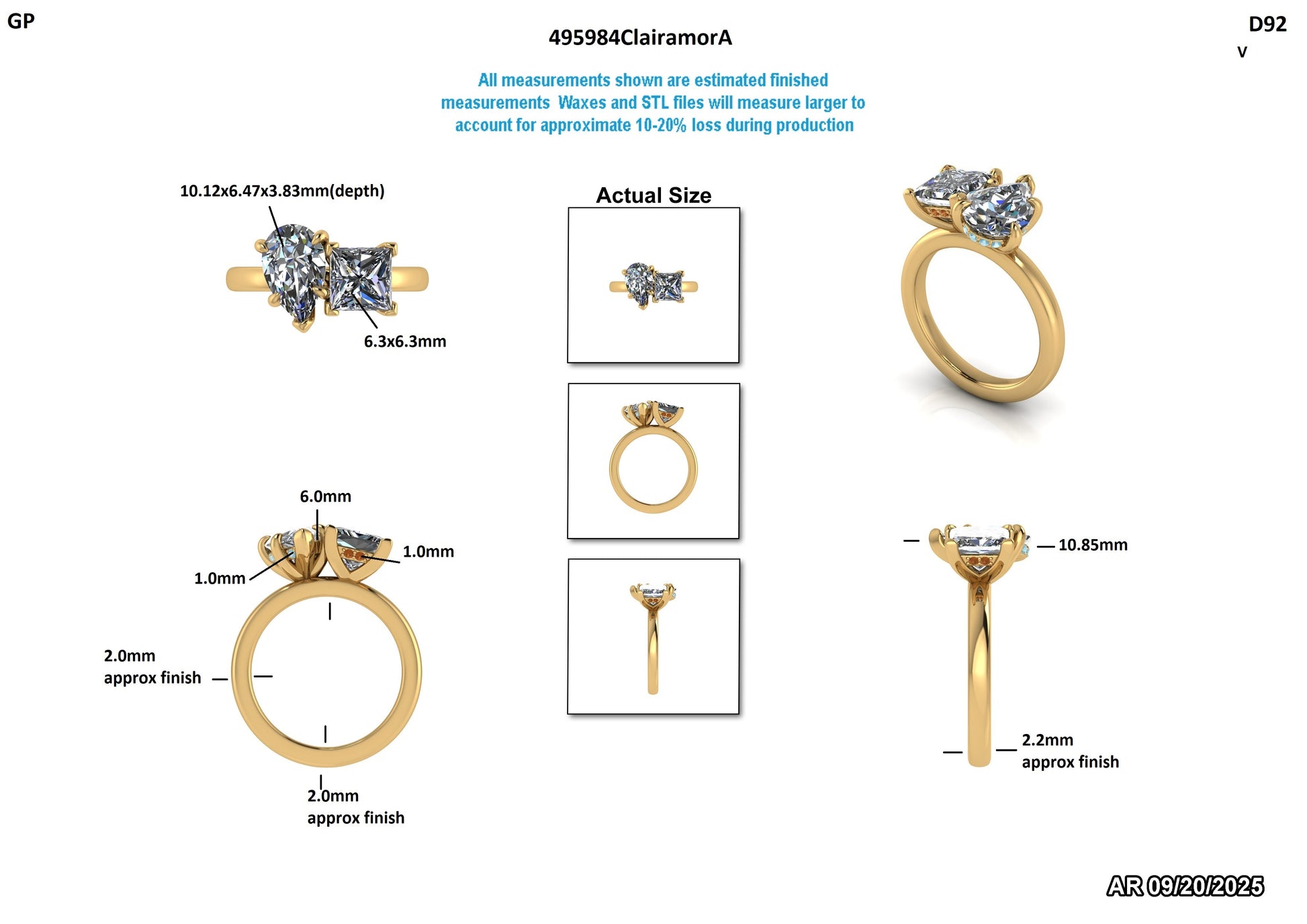 Christopher M. Custom Engagement Ring