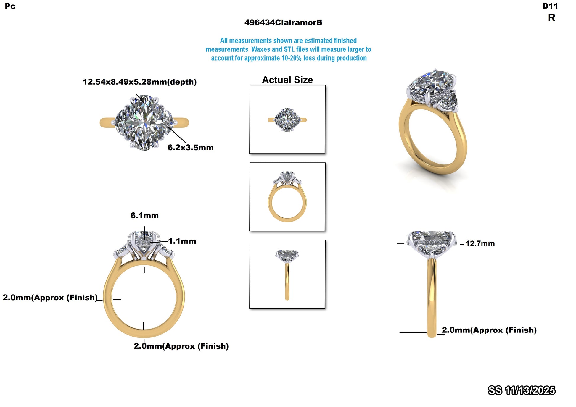 Elizabeth K. Custom Engagement Ring