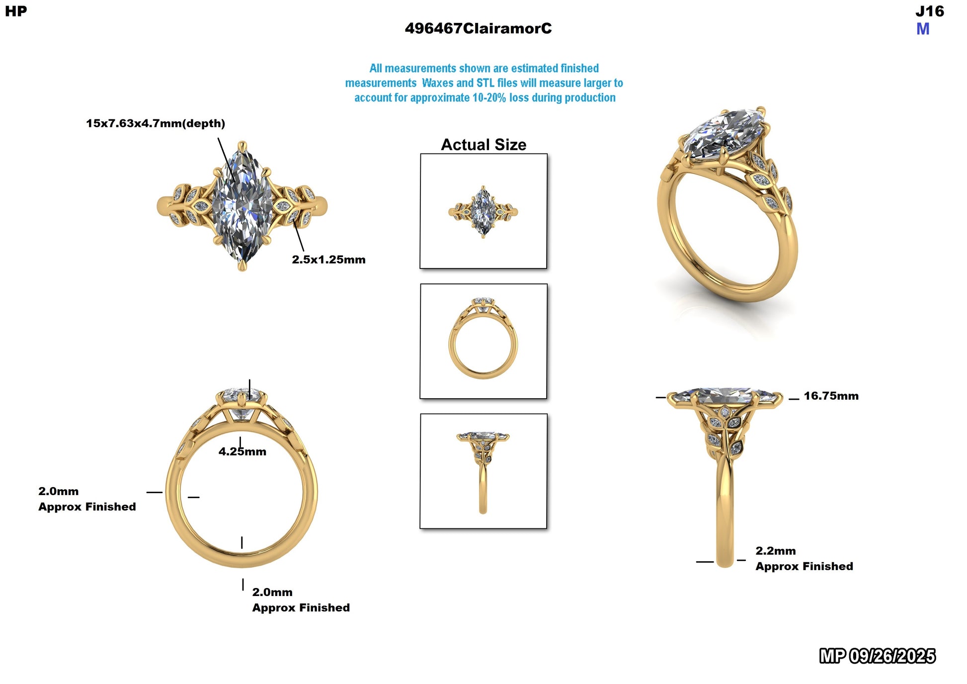 Dunya Y. Custom Engagement Ring