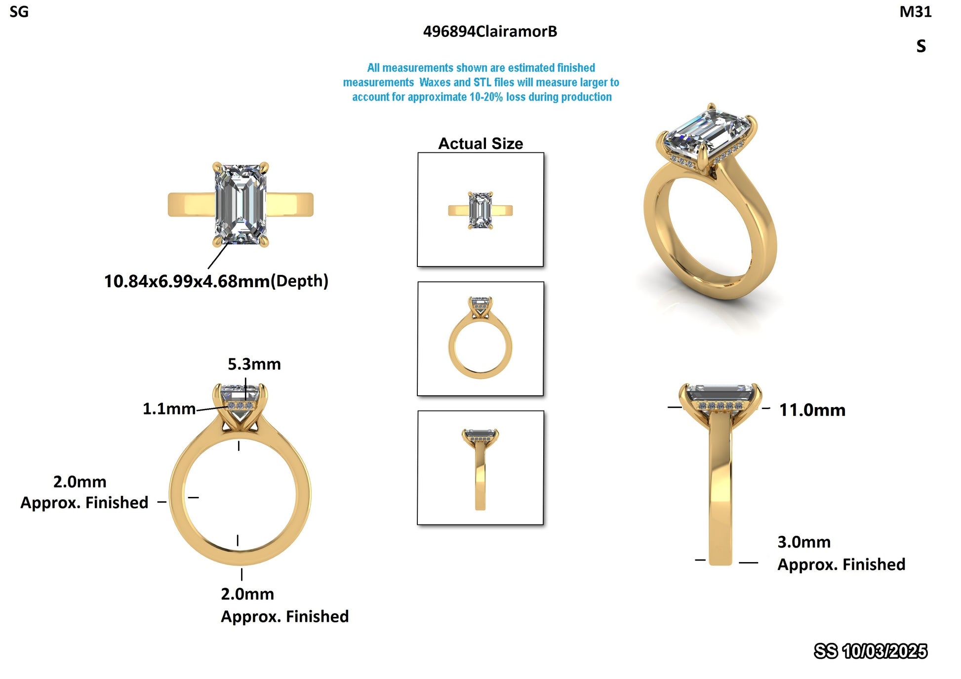 Julie M Custom Engagement Ring Design
