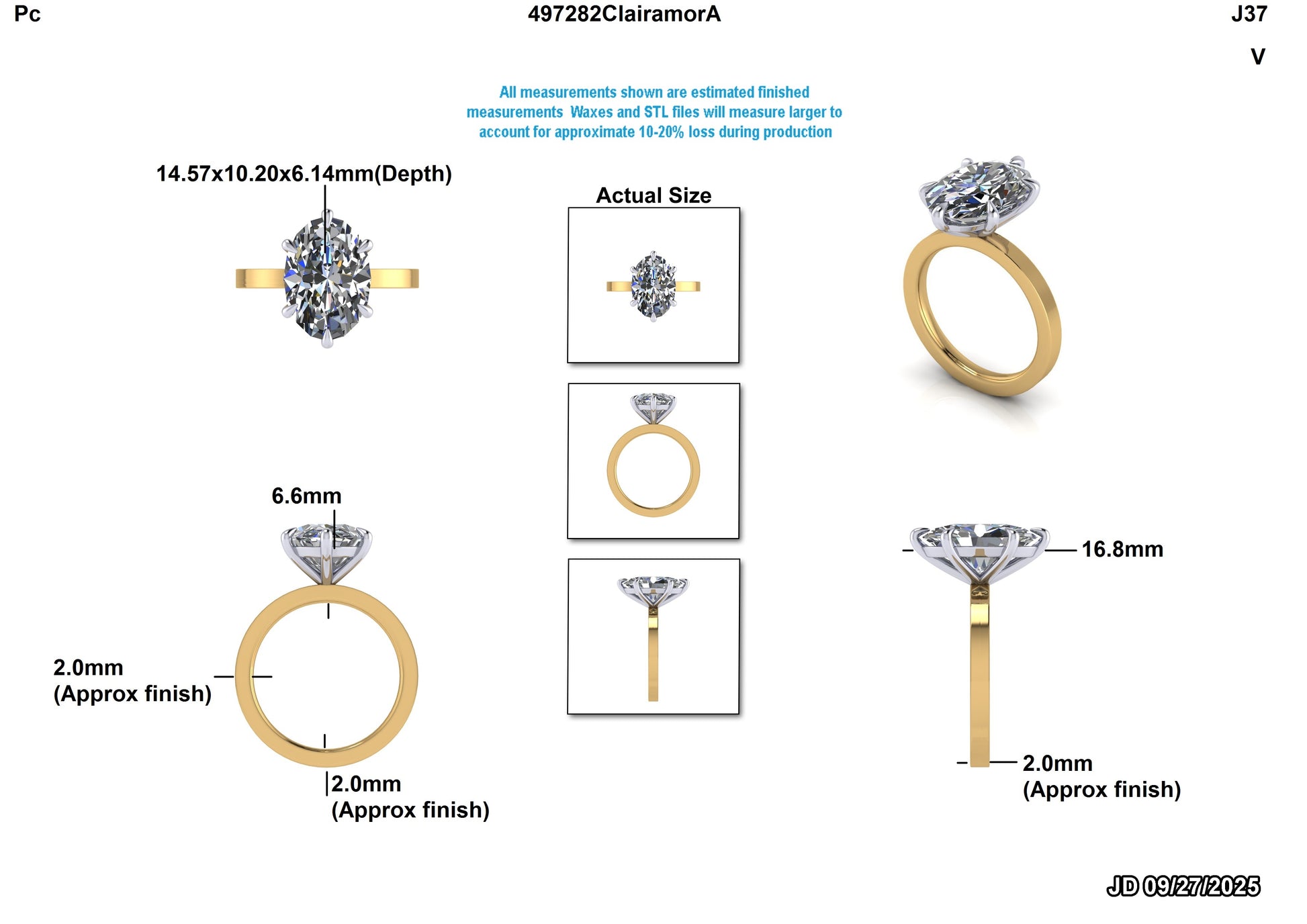 Jessica P. Custom Engagement Ring