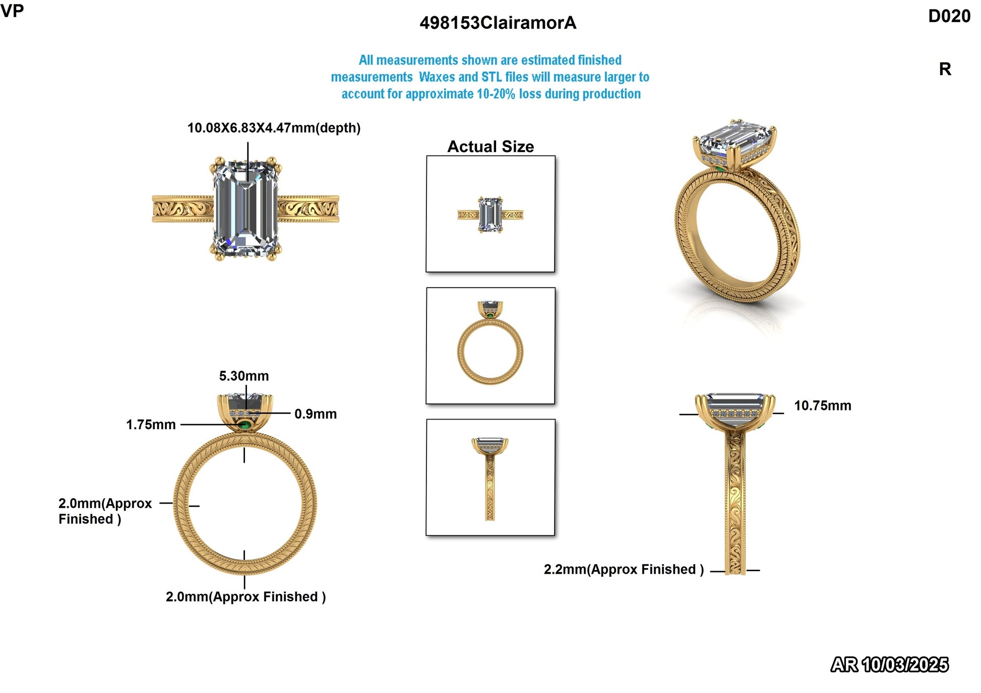 Isaiah U. Custom Engagement Ring