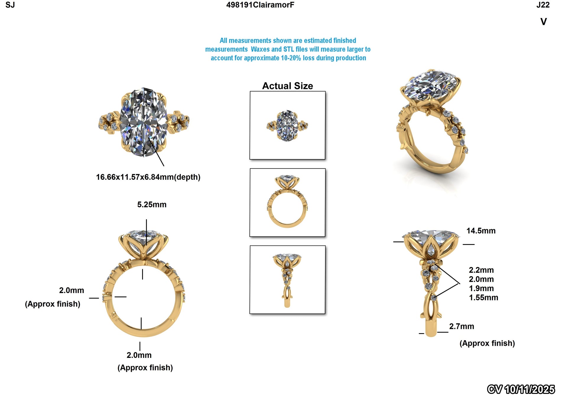 Abel P Custom Engagement Ring