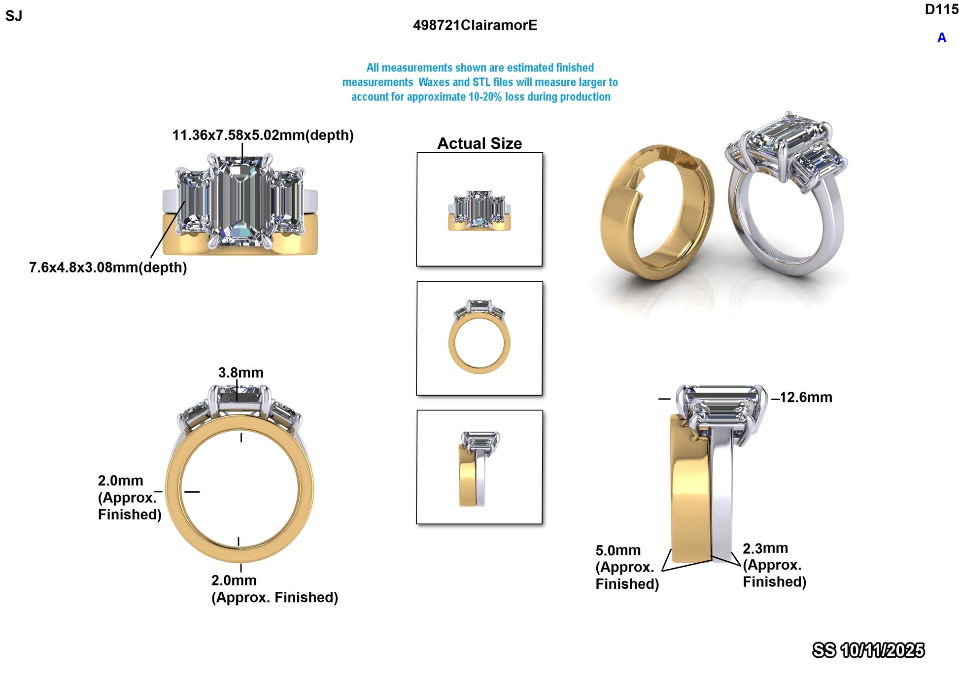 Bee Z. Custom Wedding Set