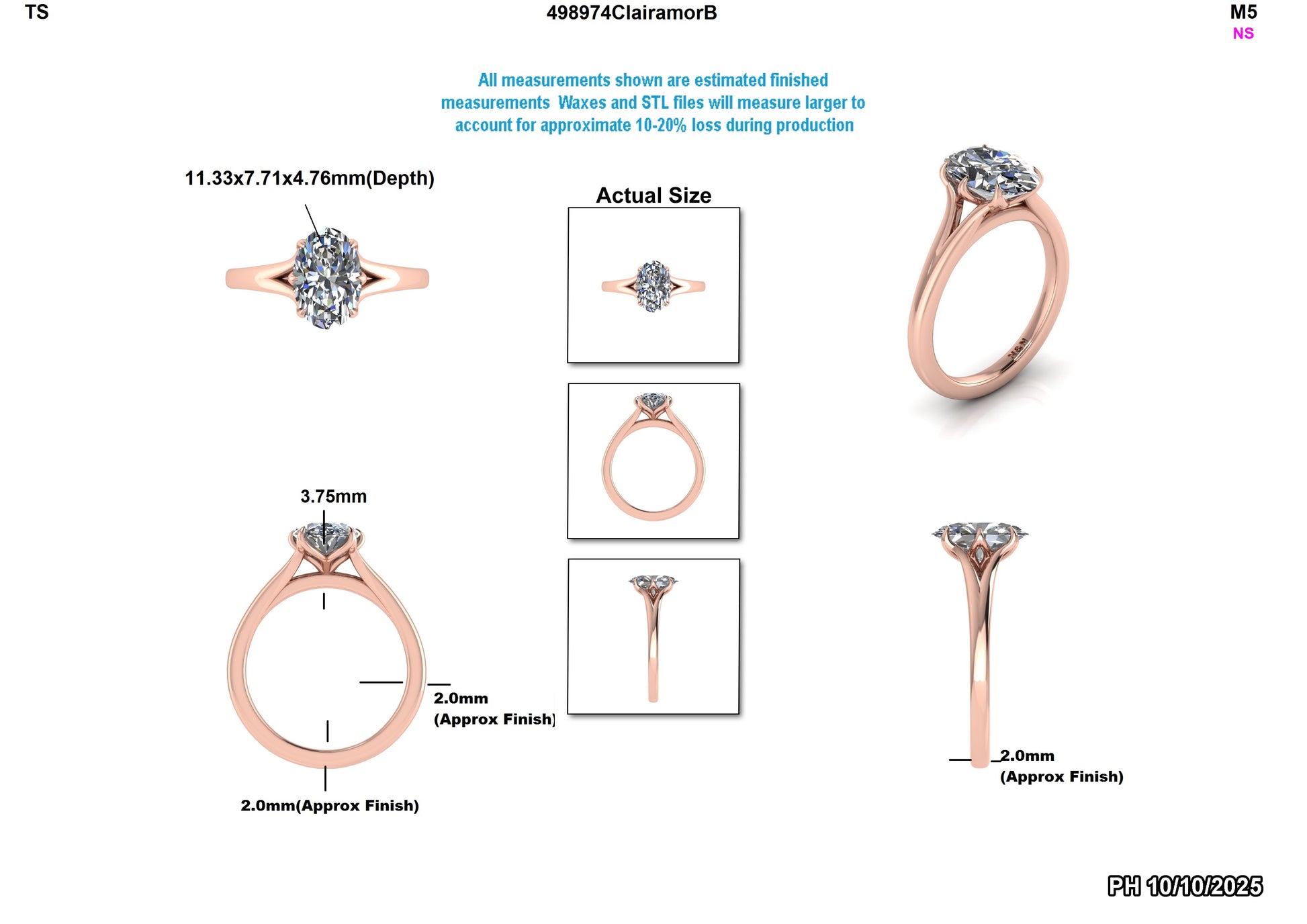 Nhan H. Custom Engagement Ring