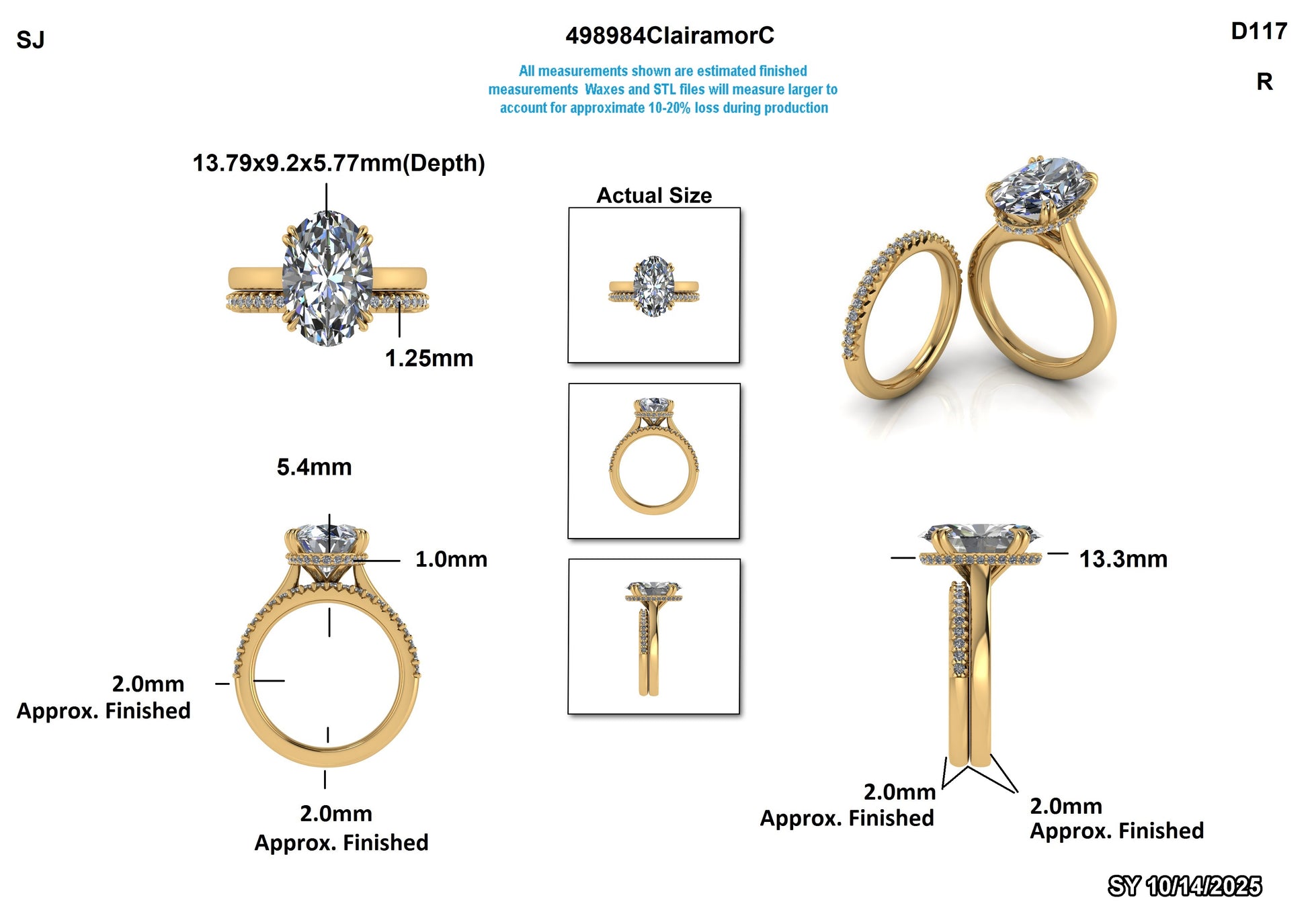 Najma A. Custom Engagement Ring