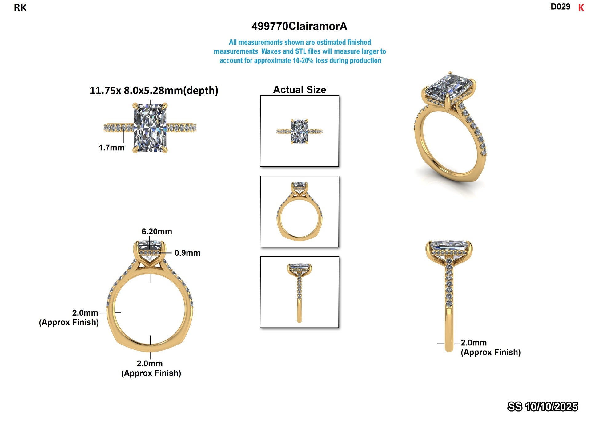 Brisa Custom Engagement Ring