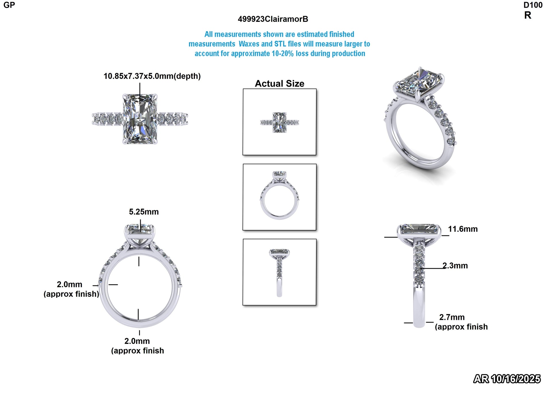 Andrew B Custom Engagement Ring