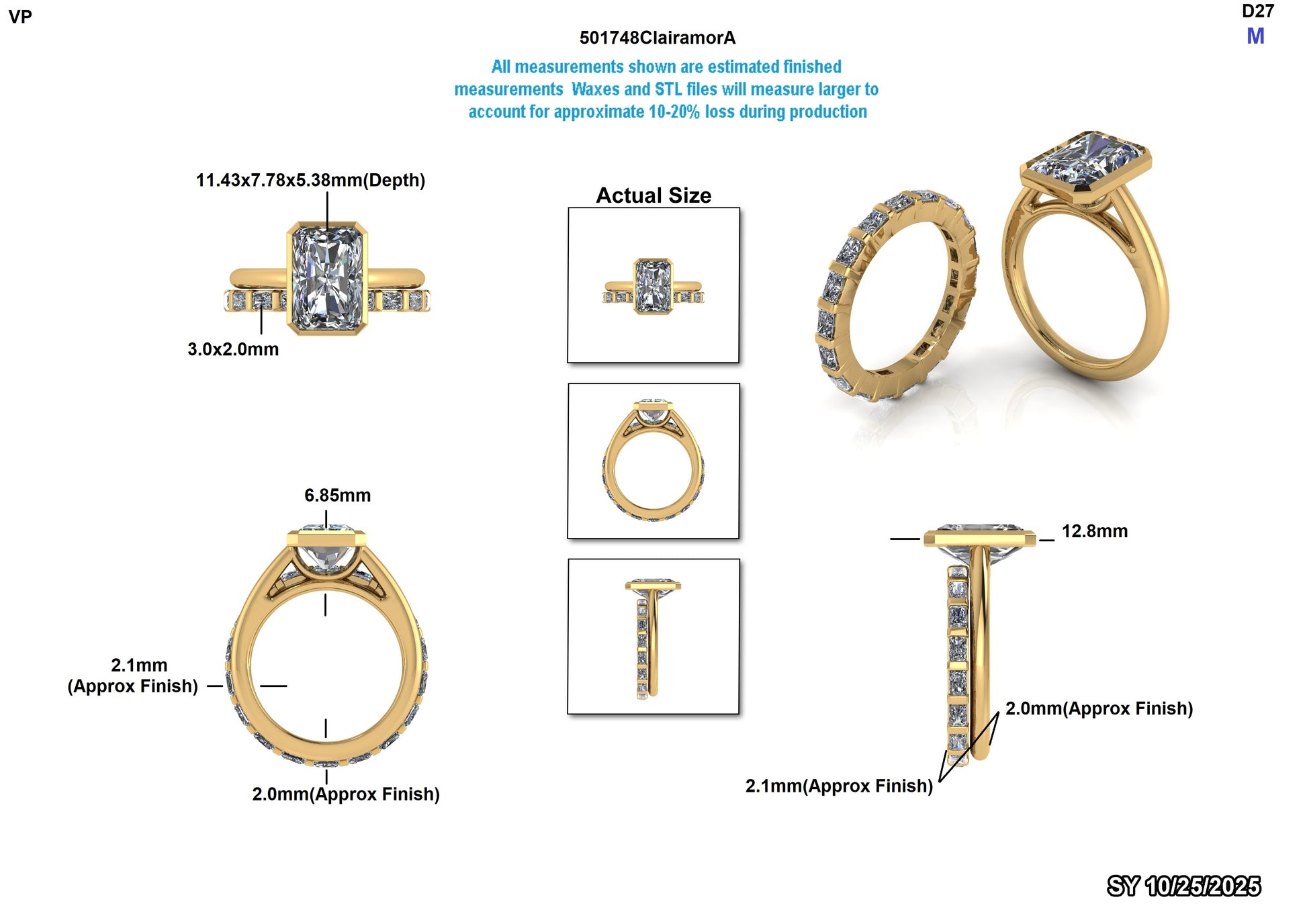 Gergory R Custom Engagement Ring