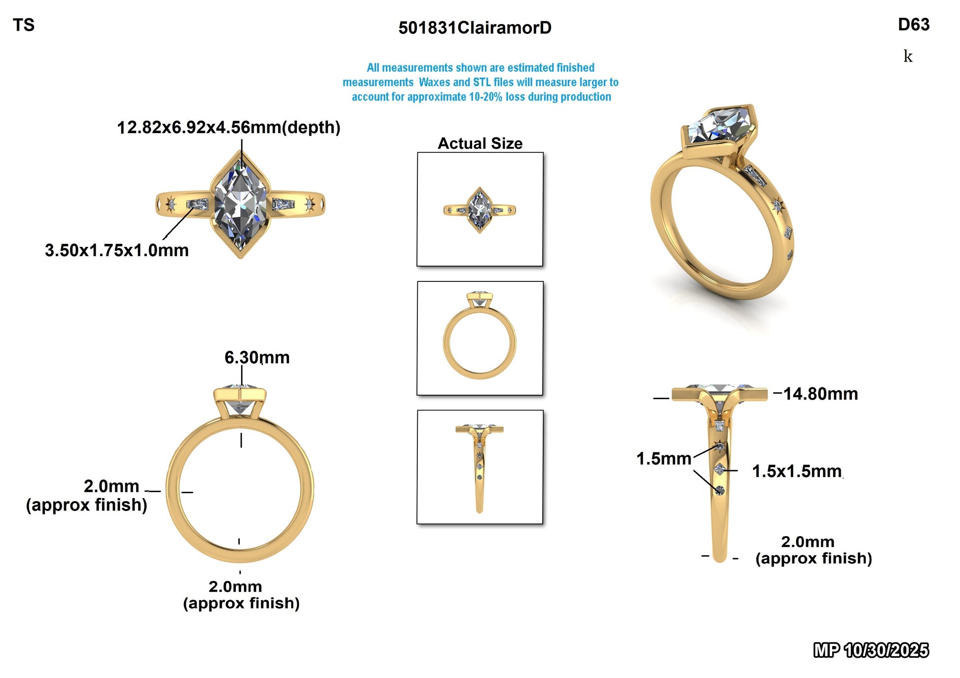 Mardoche- Nelie Custom Engagement Ring Design