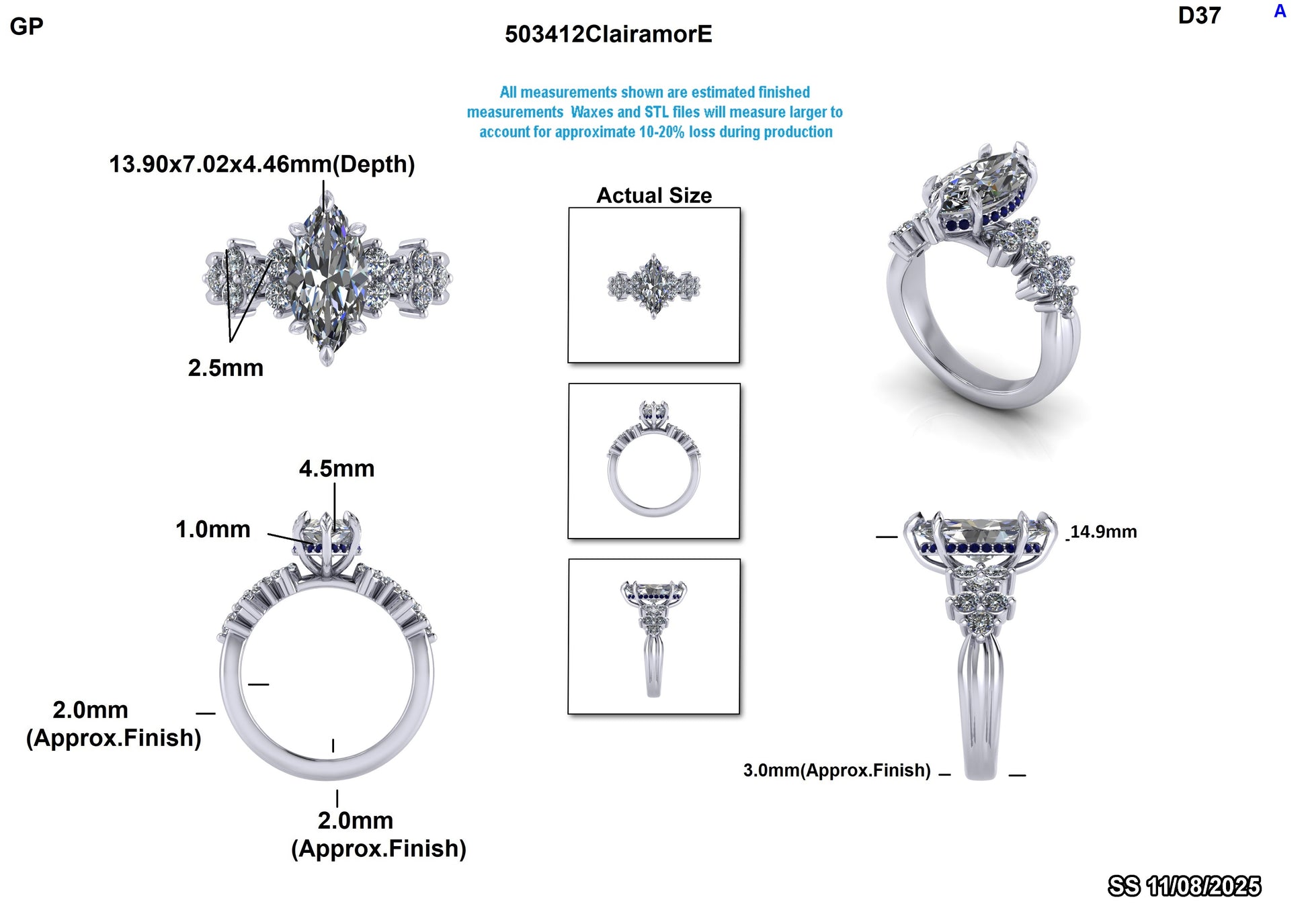 Justin M. Custom Engagement Ring