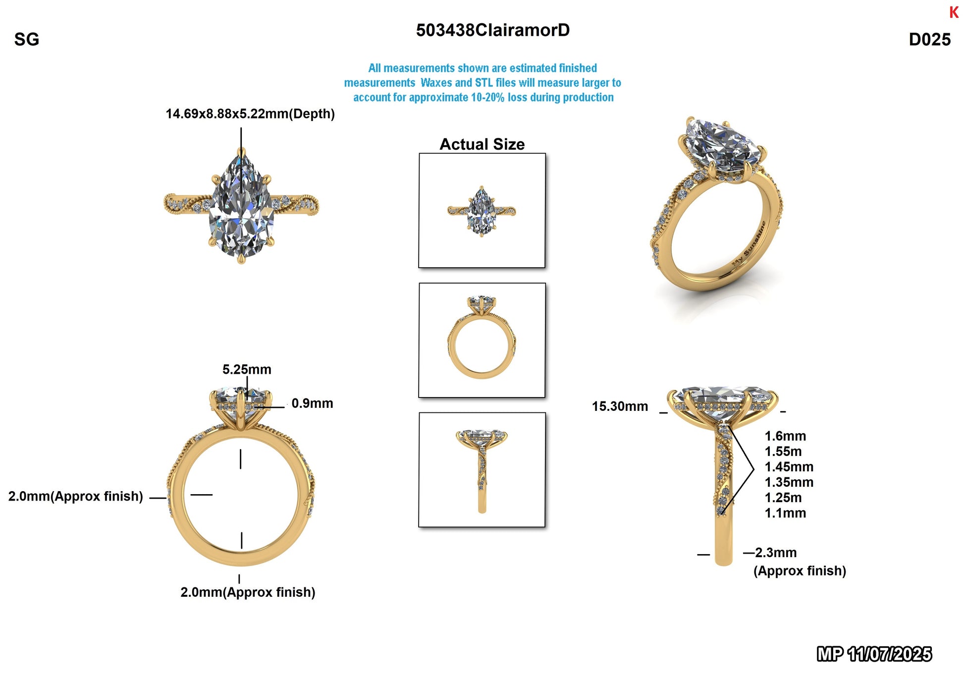 Steve M. Custom Engagement Ring