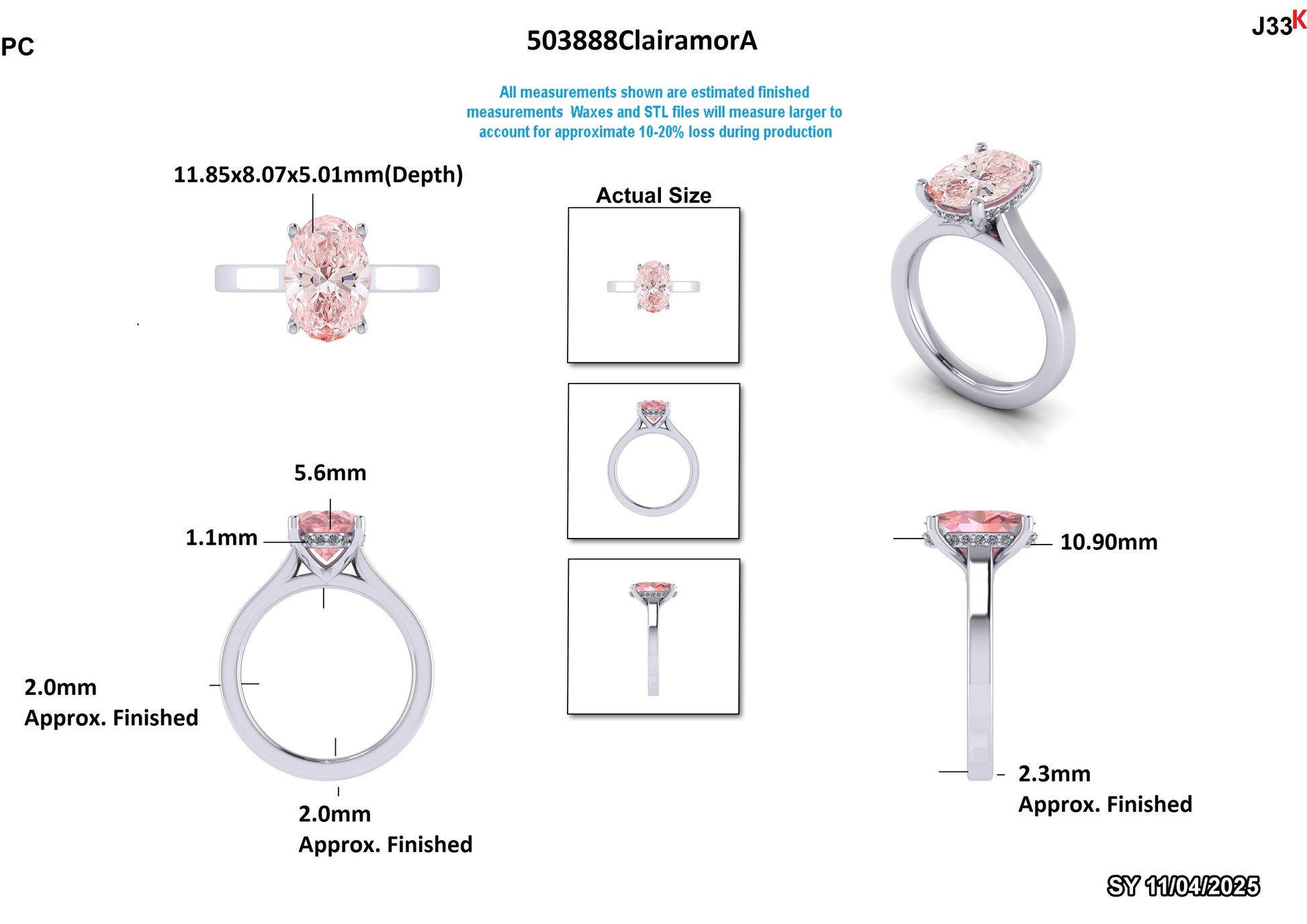 Ethan Kaplan Custom Engagement Ring