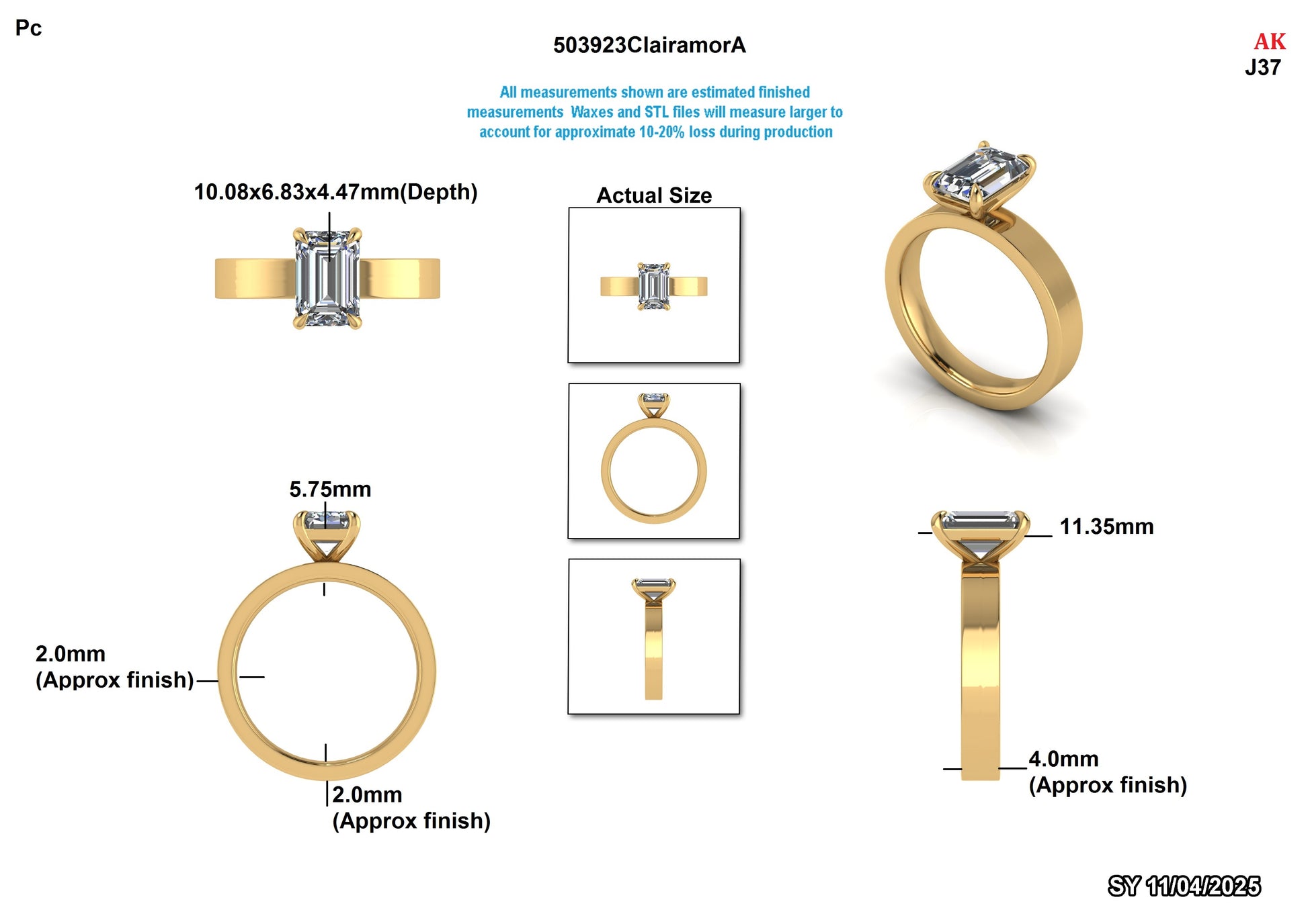 Blake P. Custom Engagement Ring