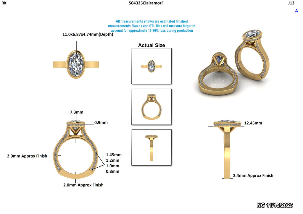 Chelsea P. Custom Engagement Ring
