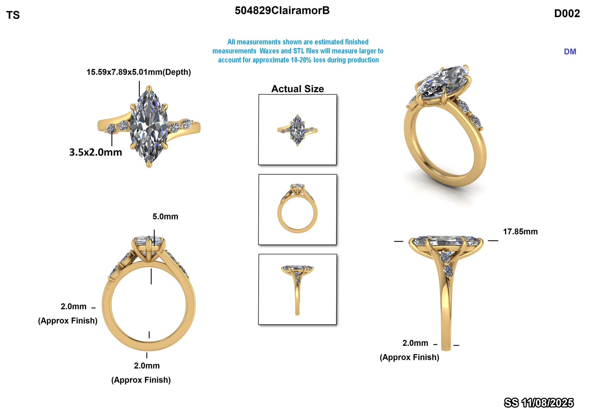 Onisimus R. Custom Engagement Ring