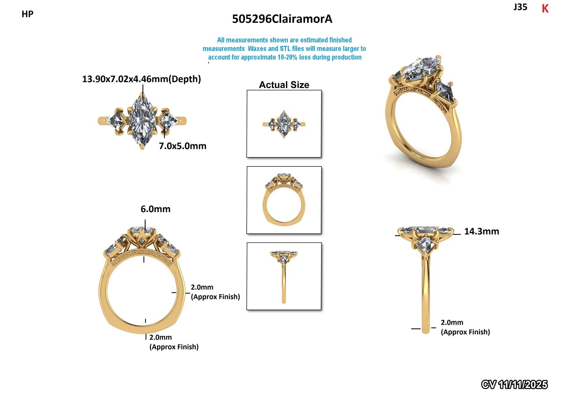 Bernie DelValle Custom Engagement Ring