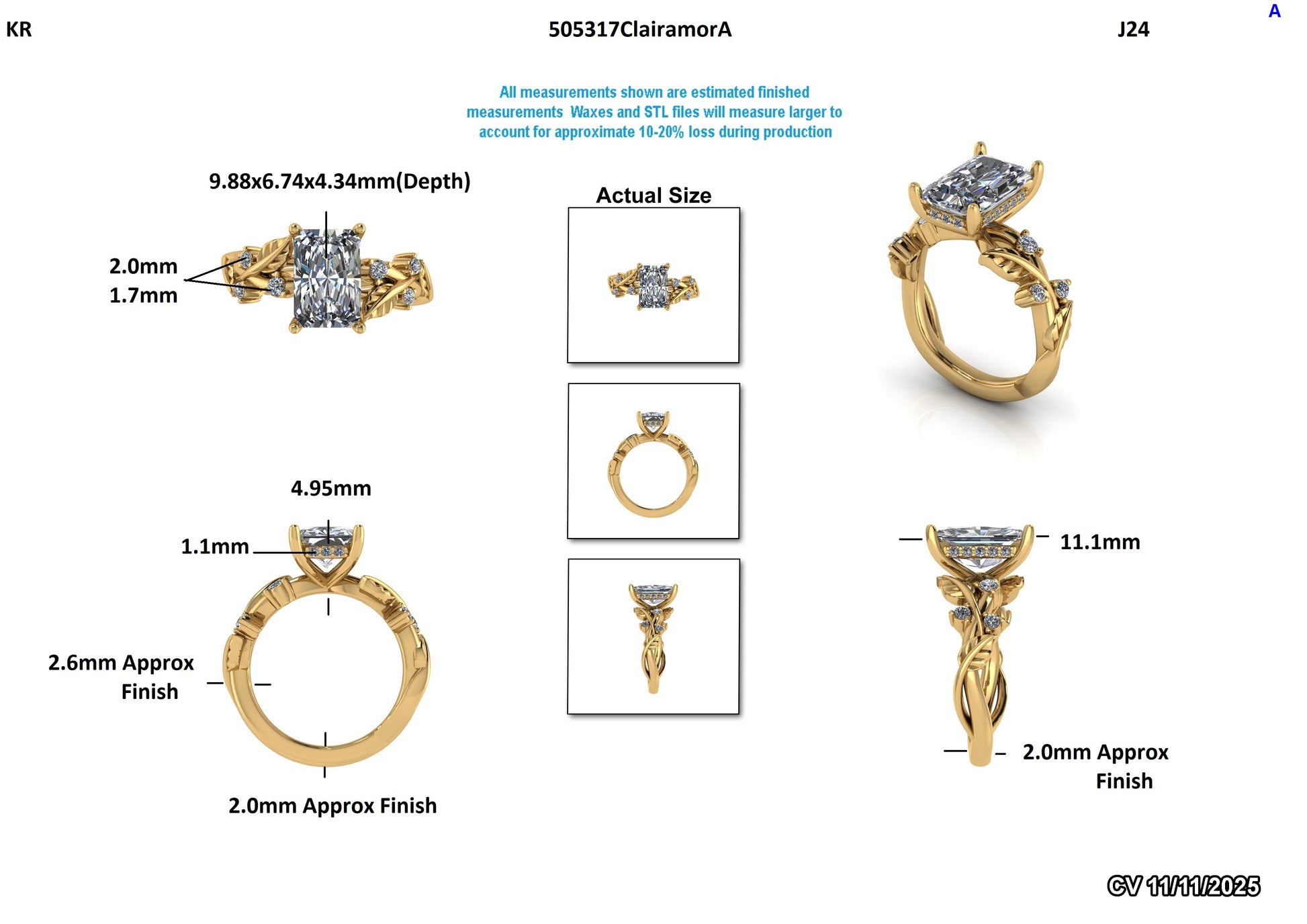 Sam K Custom Engagement Ring